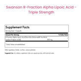 R-Fraction Alpha Lipoic Acid - Triple Strength